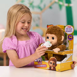 Mon Bébé Singe - MOOSE TOYS - LITTLE LIVE PETS - Singe interactif avec accessoires