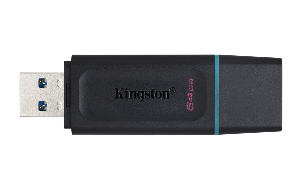 Clé USB 3.2 Kingston DataTraveler Exodia - 64Go (Bleu/Noir)