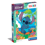 Puzzle Stitch 104 pieces, Pour enfants a partir de 3 ans, Theme dessins animés, CLEMENTONI