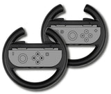 Paire de volants de course - Manettes Joy-Con Nintendo Switch 2 - Konix - Plastique - Noir