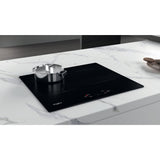 Plaque induction - WHIRLPOOL - WSQ2160NE - 4 foyers/boosters - 7200 W - Largeur 60 cm