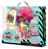 L.O.L. Surprise Tweens Surprise Swap Fashion Doll - Curls-2- Crimps Cora - 1 poupée Tweens 17cm, 1 mini tete a coiffer et des