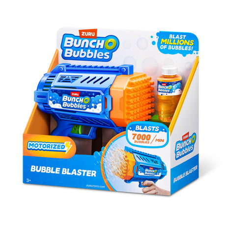 Pistolet a bulles - ZURU - Bubble Blaster Medium - 125 ml inclus - 7000 bulles/min - Plateau fourni