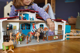 Centre équestre modulable de Lakeside pour chevaux, coffret figurines avec 115 éléments, Schleich 42567 Horse Club