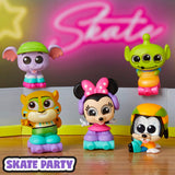Doorables Coffret 4 mini-figurines DISNEY, Let's Party Multi Peek, Modele aléatoire a collectionner, Des 5 ans