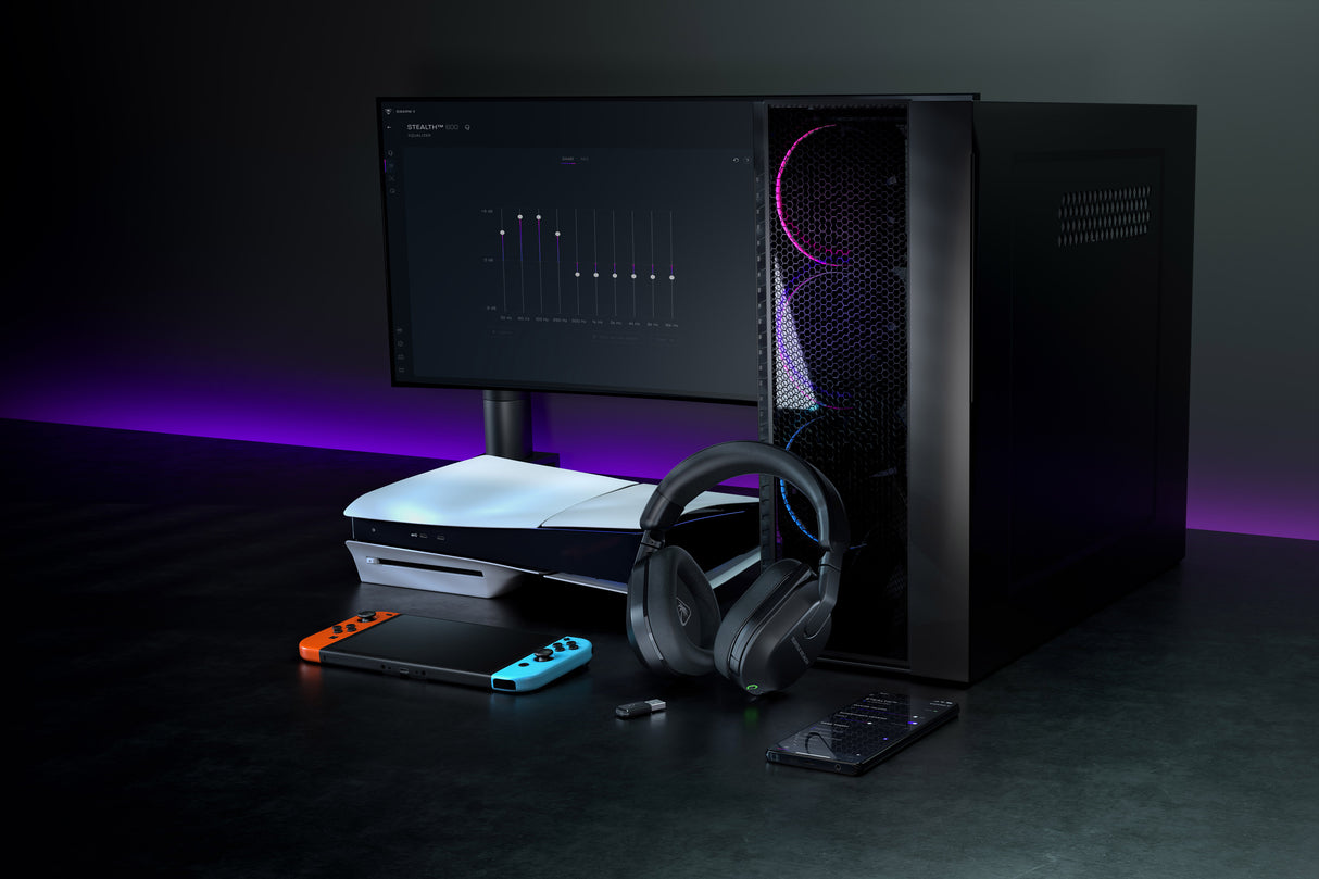 Casque de gaming multi-plateforme sans fil - TURTLE BEACH - Stealth™ 600 PS (Gen 3) - Noir