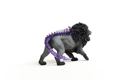 Figurine Lion des Ténebres - Figurine Hautement Détaillée et Réaliste a la Queue Transparente - Jouet pour Garçons et Filles -