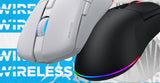 Souris sans fil Gamer Hator Pulsar 3 RGB (Noir)