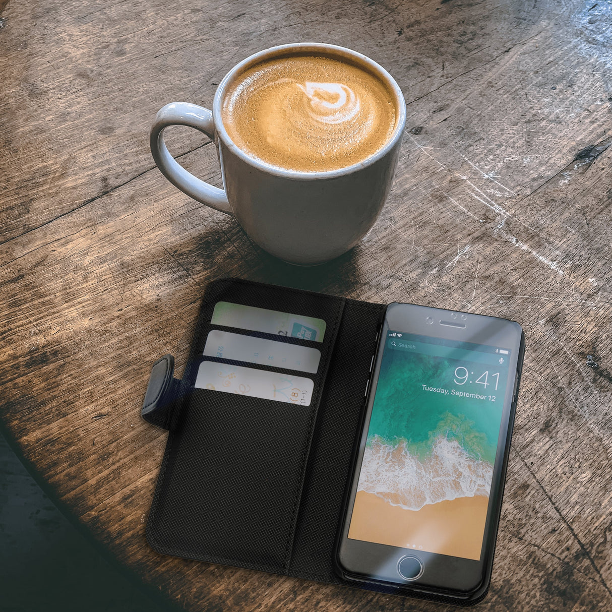 WE Etui folio MAGNETIQUE SAMSUNG GALAXY A22 4G Noir