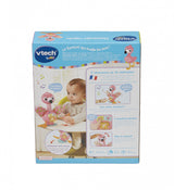 VTECH Flamingo Rigolo — Jouet d'éveil flamant rose 9-36 mois, sons, mélodies et ventouse