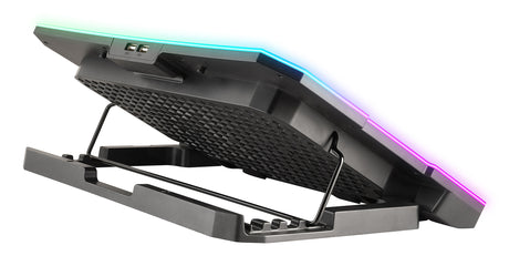Support ventilé NGS Hero Stand RGB (Noir)