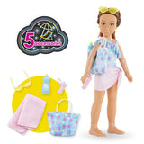 Coffret Zoé a la plage - COROLLE GIRLS - Poupée mannequin - 5 accessoires - 28 cm - Des 4 ans