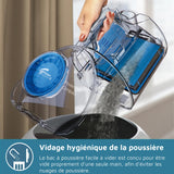 Aspirateur sans sac PHILIPS - FC9330/09 - Série 3000 PowerPro Compact - 900W - 76db - Rouge