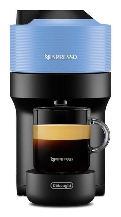 Machine a café capsules - Nespresso - De'Longhi - Vertuo pop - ENV90.A - Bleu - 7 capsules Nespresso incluses