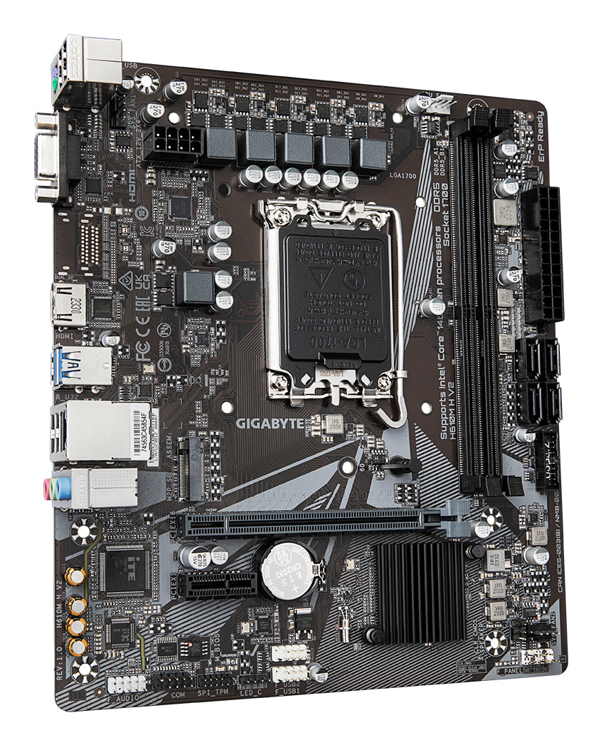 Carte Mère Gigabyte H610M H V2 DDR5 (Intel LGA 1700) Micro ATX