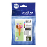 Pack 4 cartouches d'encre Brother LC3213 (Noir + Couleurs)