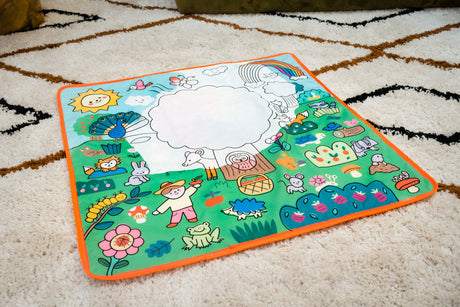 Activité créative - NATHAN - Coloréo Baby - Colorier avec de l'eau, tapis et feutre adaptés