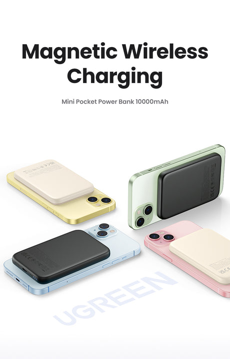 Batterie externe - UGREEN - 10,000 mAh - MagSafe - 20W - Creme