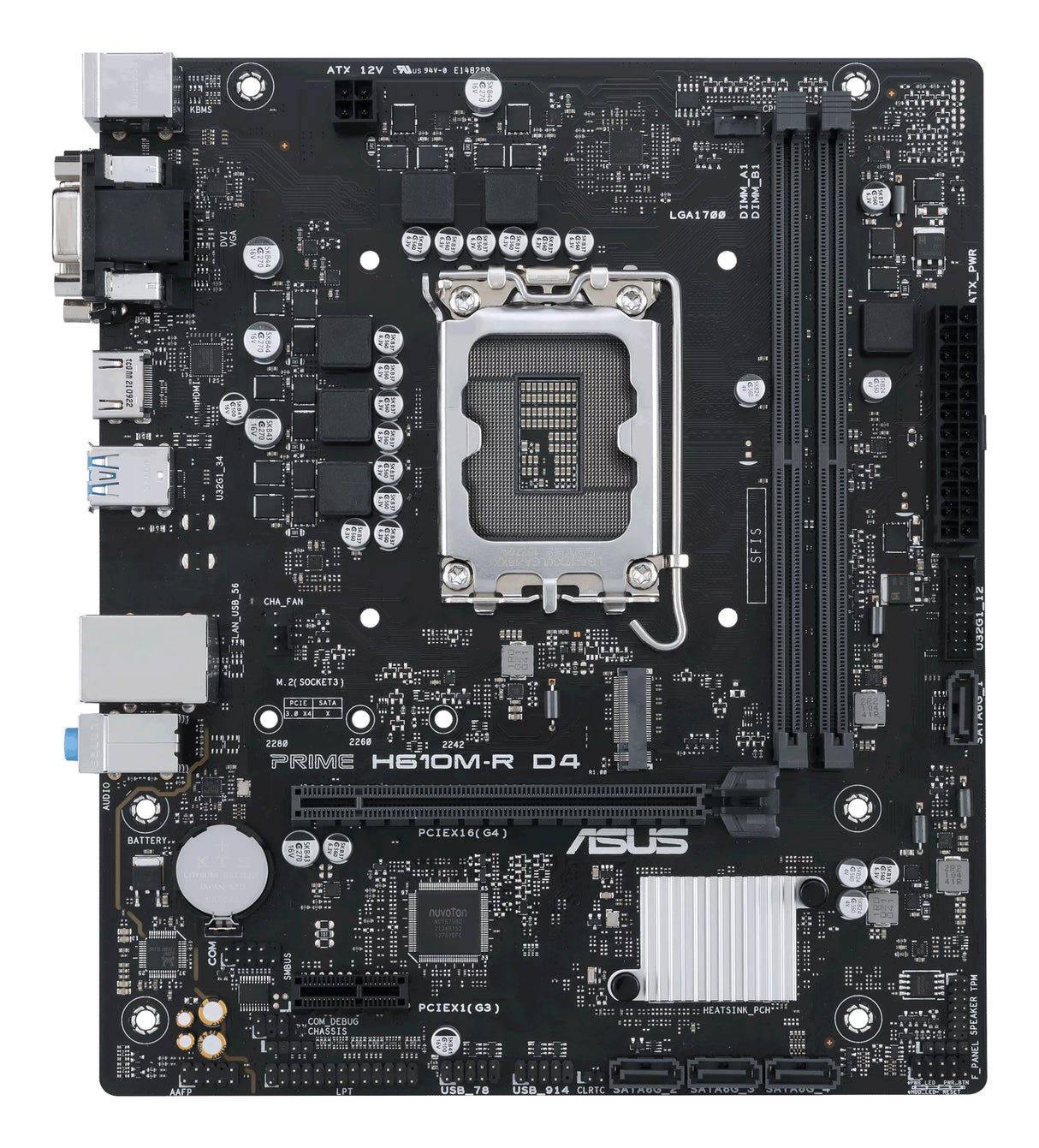 Carte Mère Asus Prime H610M-R DDR4 (Intel LGA 1700) Micro ATX (Bulk)