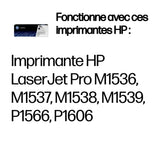 Cartouche de toner HP 78A (CE278A) noir pour imprimantes LaserJet P1566/P1606/M1536 MFP