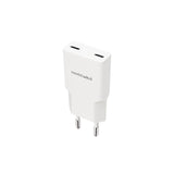 Chargeur secteur Nanocable 2x USB-C 30W (Blanc)