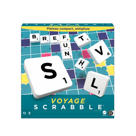 Mattel Games - Scrabble Voyage - Jeu de Société - 10 ans et + CJT12