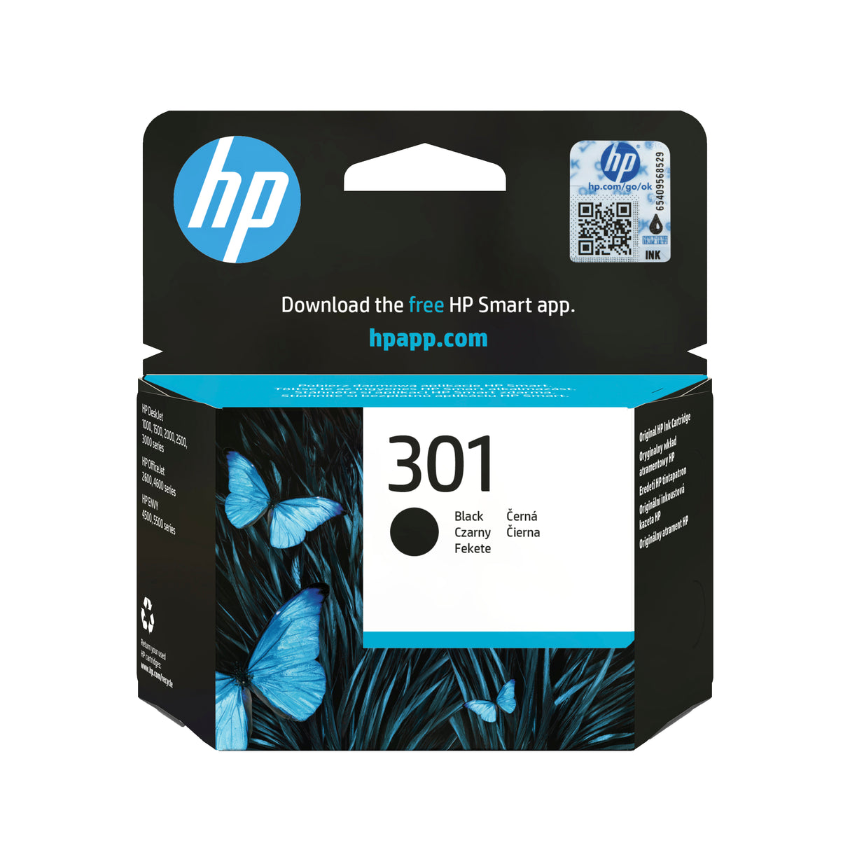 Cartouche d'encre HP 301 (Noir)