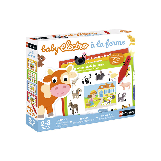 Jeu éducatif électronique - NATHAN - Baby Electro Animaux de la ferme - Pour enfants des 2 ans