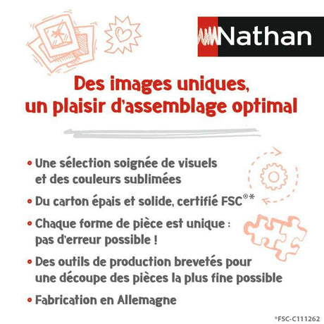 Nathan-POKEMON-Puzzle 2000 pieces - Les 16 types de Pokémon-4005556873142-A partir de 14 ans