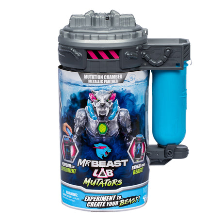 Figurine Mutators Panthere translucide chambre de mutation - MR Beast LAB - Réalise une expérience pour créér ta créature