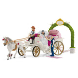 Figurine La caleche des mariés, des 5 ans, schleich 42641 HORSE CLUB, coffret 106 pieces