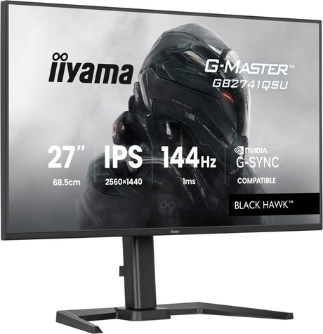 Ecran 27" Iiyama G-Master Black Hawk GB2741QSU-B1 Quad HD 144Hz (Noir)