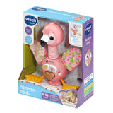 VTECH Flamingo Rigolo — Jouet d'éveil flamant rose 9-36 mois, sons, mélodies et ventouse