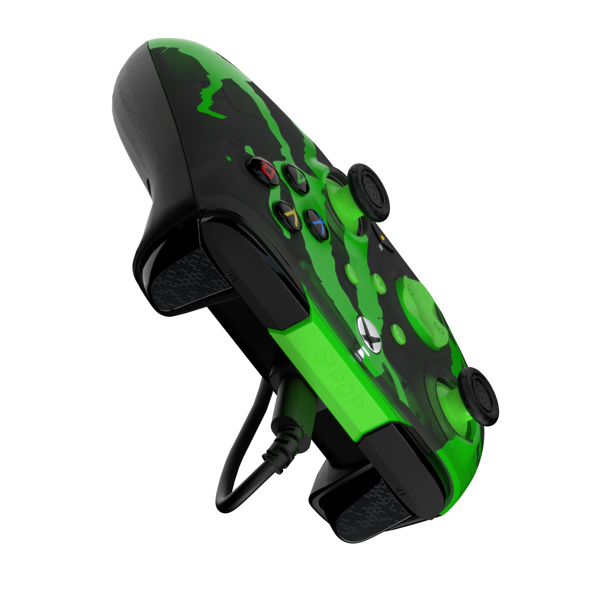 Manette de jeu - Xbox - Rematch Glow Advanced - Filaire - Jolt Green - PDP