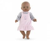 Robe et T-Shirt Bords de Loire - COROLLE - Vetements - Pour Poupon 36cm- Des 2 ans