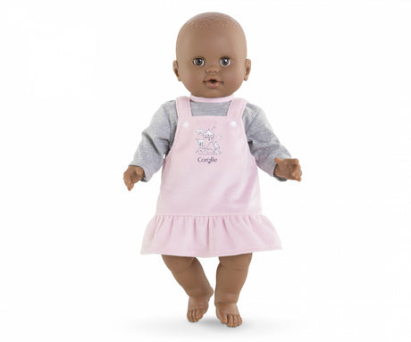 Robe et T-Shirt Bords de Loire - COROLLE - Vetements - Pour Poupon 36cm- Des 2 ans