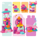 Mega Bloks - Sac Medium Rose 60 briques - Briques de construction  - 12 mois et + DCH54