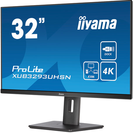 Ecran 32" Iiyama ProLite XUB3293UHSN-B5 4K Ultra HD (Noir)