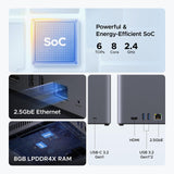 Serveur NAS - UGREEN - DH4300 Plus - 4 baies - 8 Go