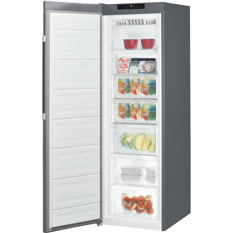 Congélateur armoire - HOTPOINT UH8F2CXFR - 4 paniers/tiroirs - 263L - Classe E - L 59,5 cm x H 187,5 cm - inox