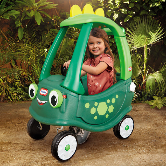 Cozy Coupe - Little Tikes - Dinosaure - Portes, Klaxon et Plancher a retirer - Des 18 mois