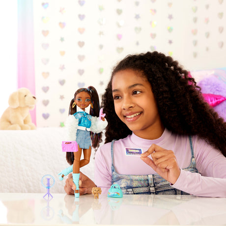 BARBIE équipe de Reve « Brooklyn »-Poupée et 8 accessoires - Barbie - HYC22