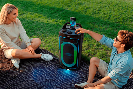 Enceinte - SAMSUNG - MX ST40F/XE - 160 W - Effets lumineux - Bluetooth - Batterie 16h - Noir