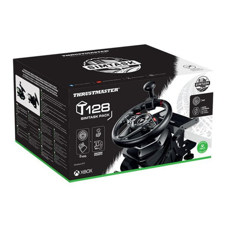 Volant de Course a retour de force - THRUSTMASTER - T128 SimTask Pack - Xbox Series X|S, Xbox One, PC