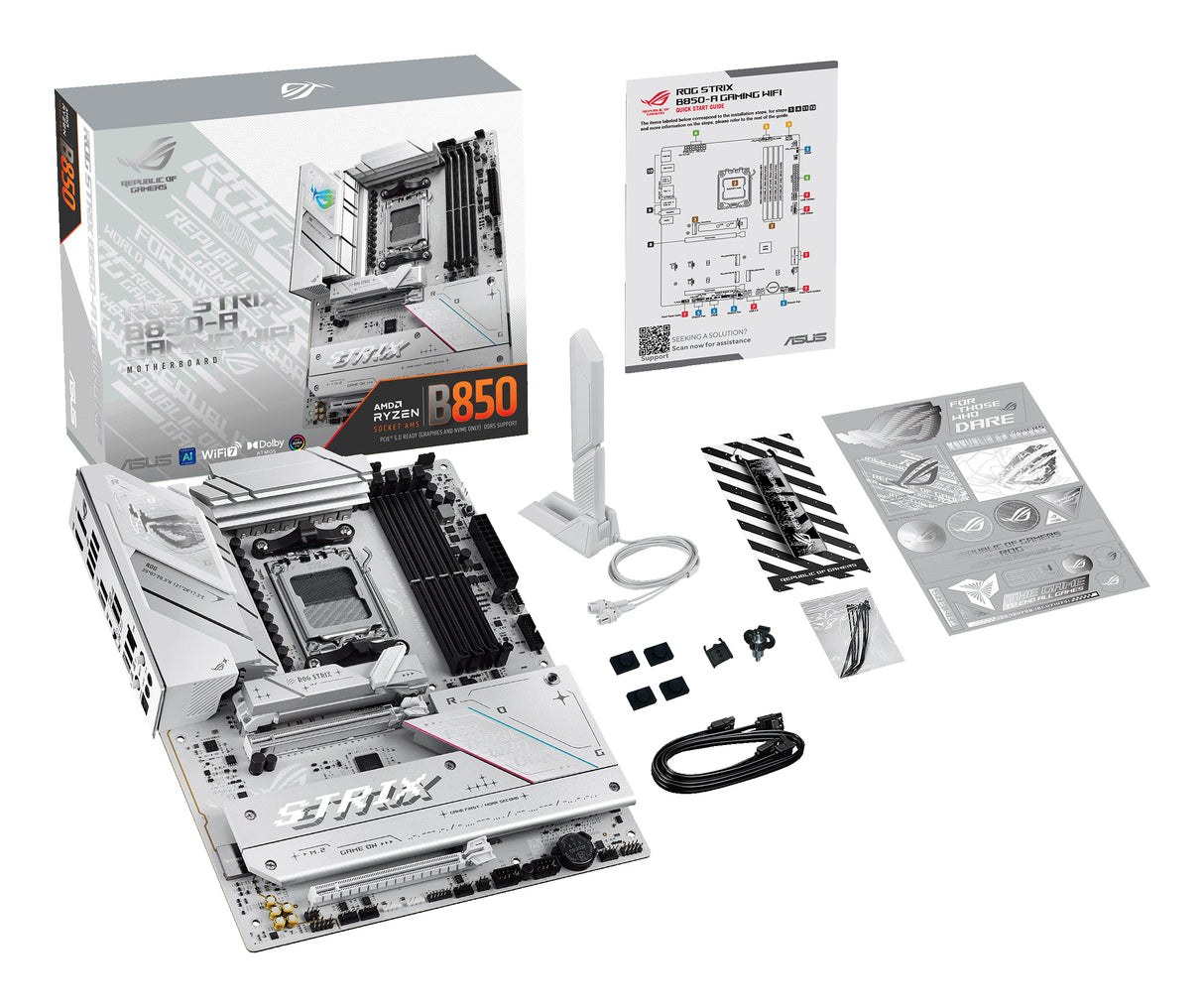 Carte mere - ASUS - ROG STRIX B850-A GAMING WIFI - AMD B850 - Emplacement AM5 ATX