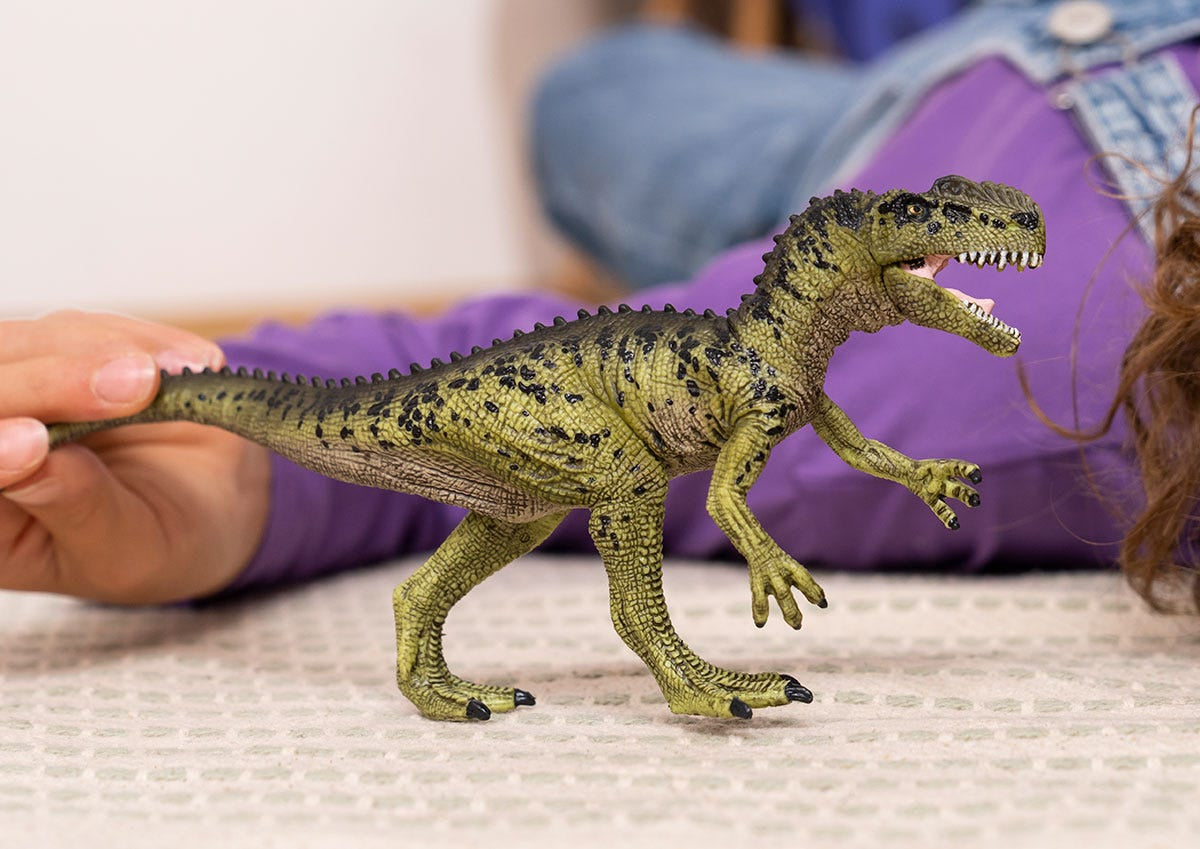 Figurine Monolophosaurus, avec détails réalistes, pour enfants des 4 ans, SCHLEICH 15035 Dinosaurs