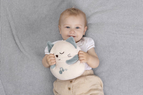 Peluche interactive - CHICCO - Bonhomme interactif - Vibration douce - Musique classique