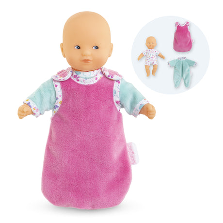 Poupon - COROLLE - Mini Calin Bonne Nuit Papillons - 20 cm - 2 accessoires - des 18 mois