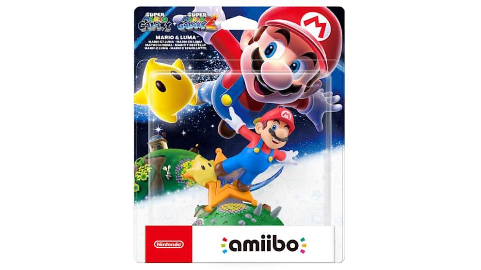 Figurine Amiibo - Mario & Luma • Collection Super Mario