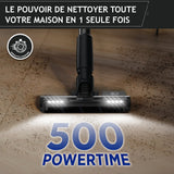 Aspirateur Balai sans Fil - HOOVER HF201P - Ultra-léger, Puissant 50AW, Turbobrosse Spécial Animaux, Technologie Ultra Compact x3